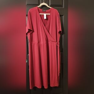 Lane Bryant (Retails $79. 95) SZ 26/28 cranberry dress